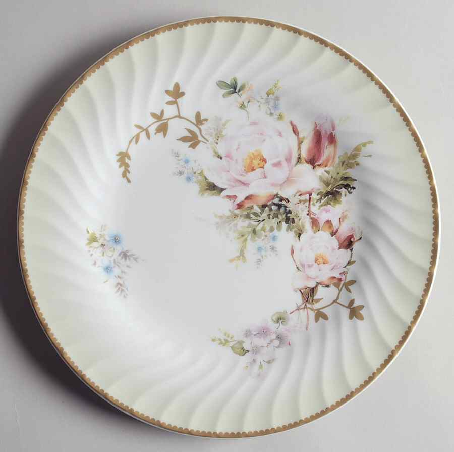 Charmed Rose Dinner Plate by Lynn's China-1