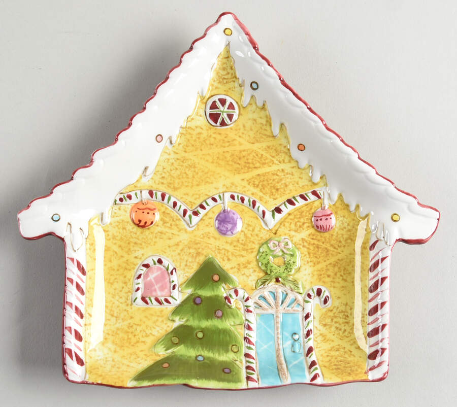 Holiday Treats Dessert/Pie Plate by Laurie Gates-1