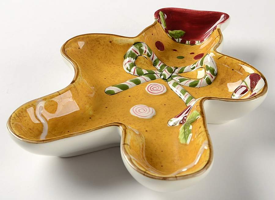 Holiday Treats Open Candy Dish by Laurie Gates-1