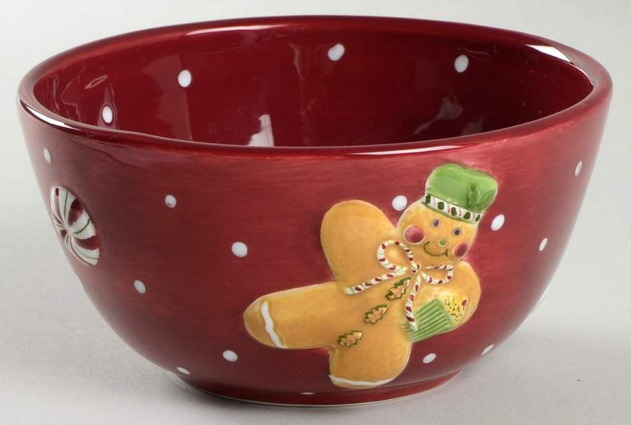 Holiday Treats Coupe Cereal Bowl by Laurie Gates-1
