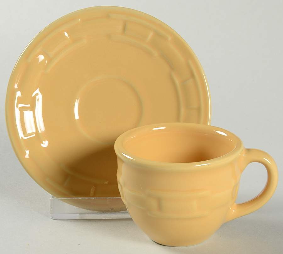 Woven Traditions Tea Party Child's Cup & Saucer Set by Longaberger-1