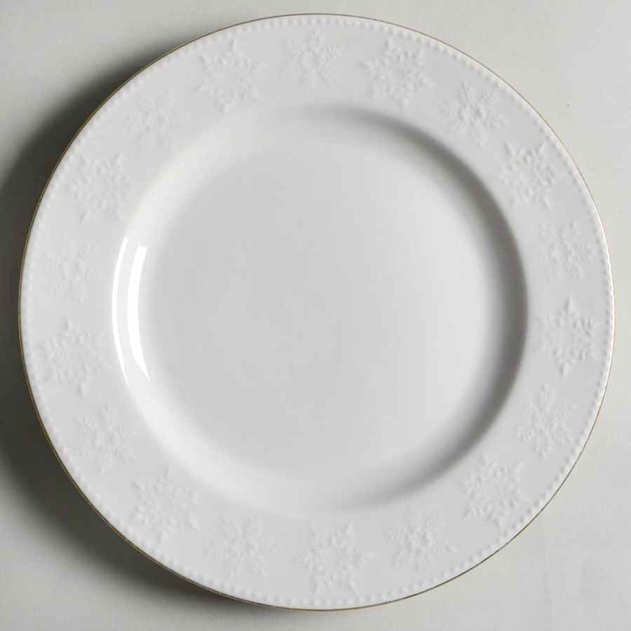 Crystal Snowflake Salad Plate by Libbey-1