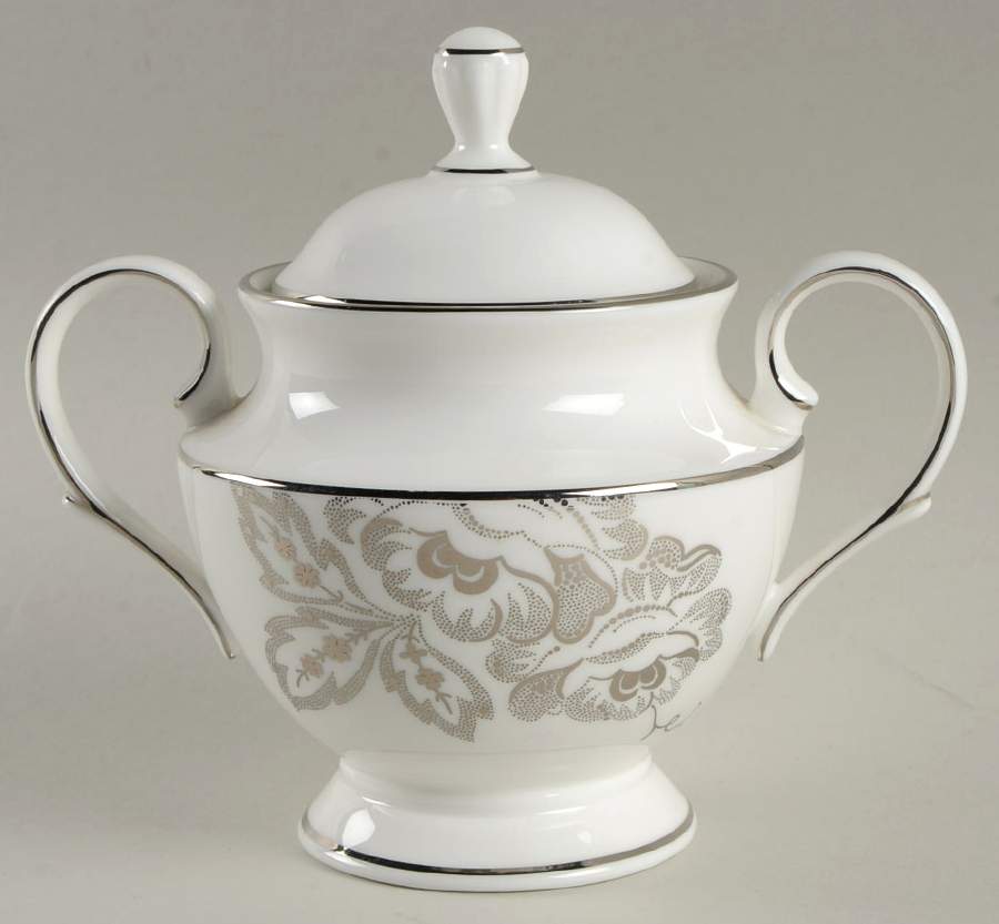 Floral Waltz Sugar Bowl & Lid by Lenox-1
