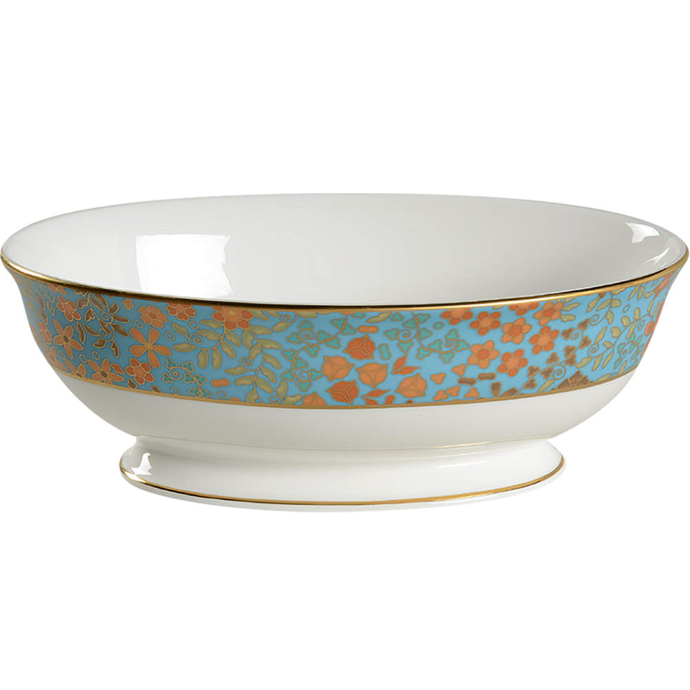 Gilded Tapestry 9" Oval Vegetable Bowl by Lenox-1
