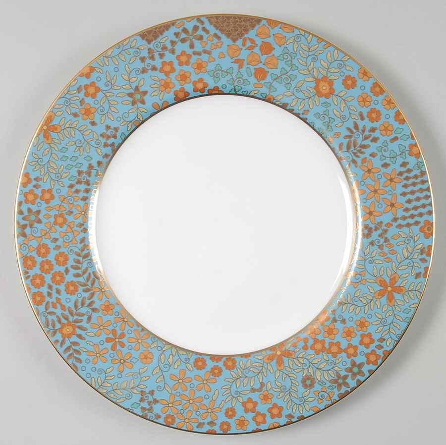 Gilded Tapestry Dinner Plate by Lenox-1