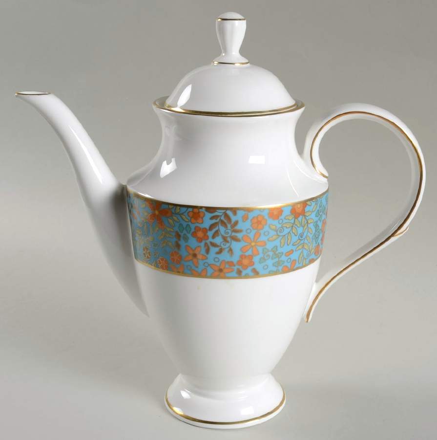 Gilded Tapestry Coffee Pot & Lid by Lenox-1