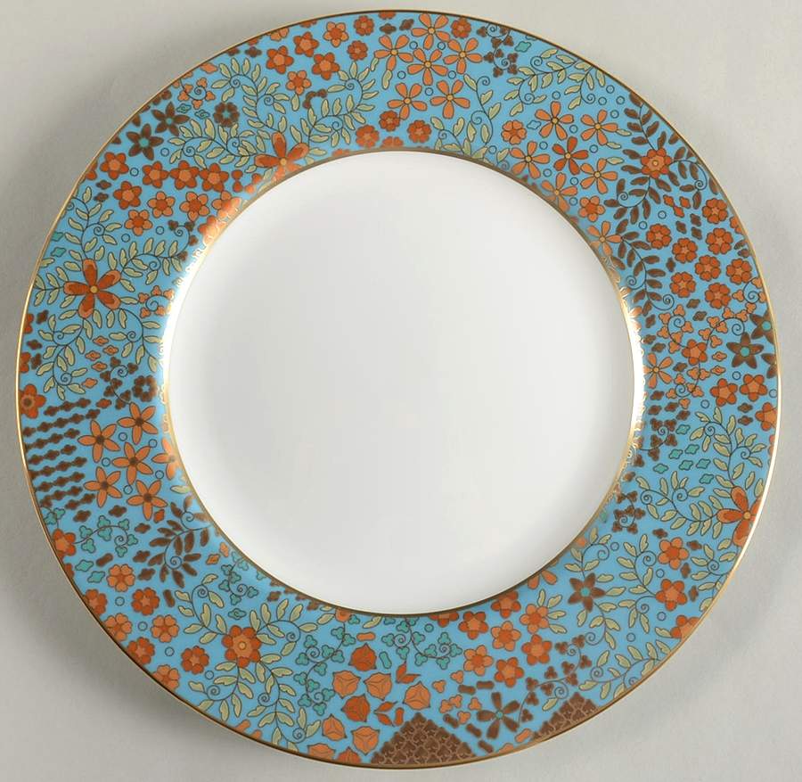 Gilded Tapestry Dinner Plate by Lenox-1
