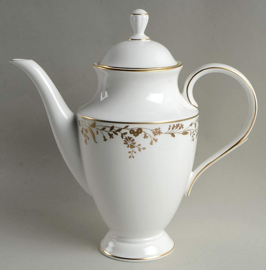 Golden Bough Coffee Pot & Lid by Lenox-1