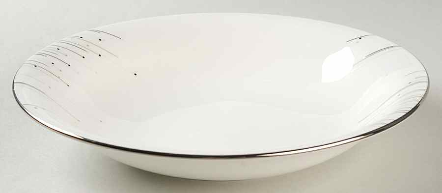 Platinum Ice 8" Individual Pasta Bowl by Lenox-1