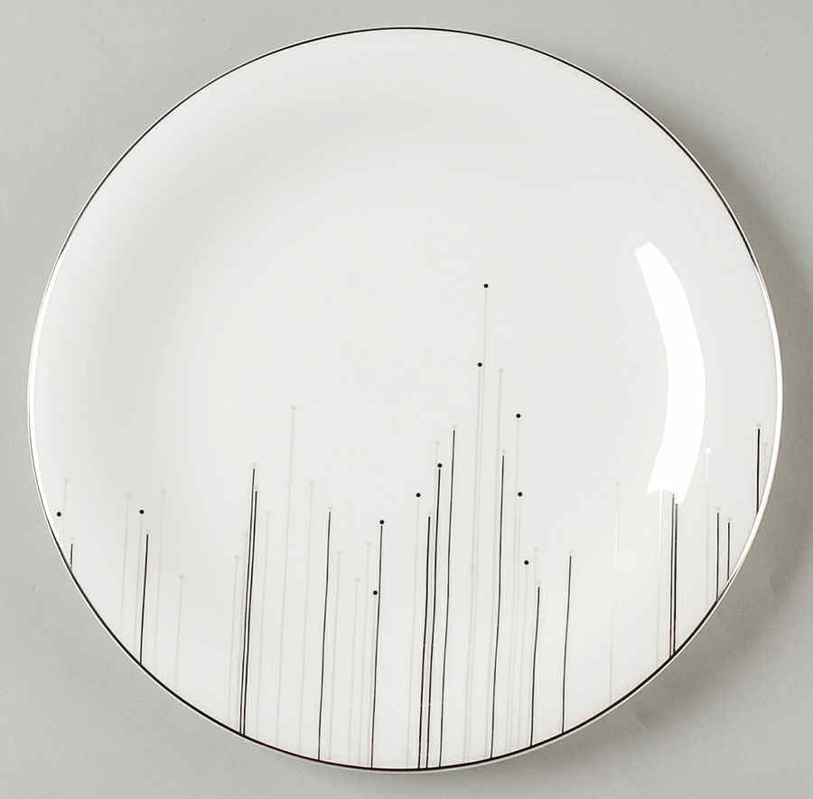 Platinum Ice Accent Luncheon Plate by Lenox-1
