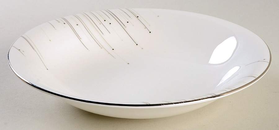 Platinum Ice 8" Individual Pasta Bowl by Lenox-1