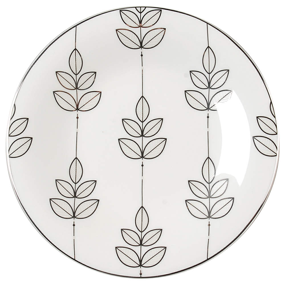Platinum Leaf Dessert/Pie Plates - Set of 4 by Lenox-1