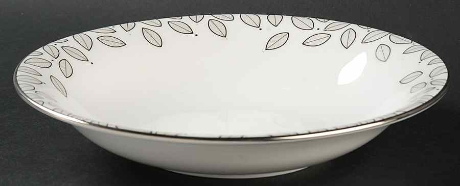 Platinum Leaf 8" Individual Pasta Bowl by Lenox-1