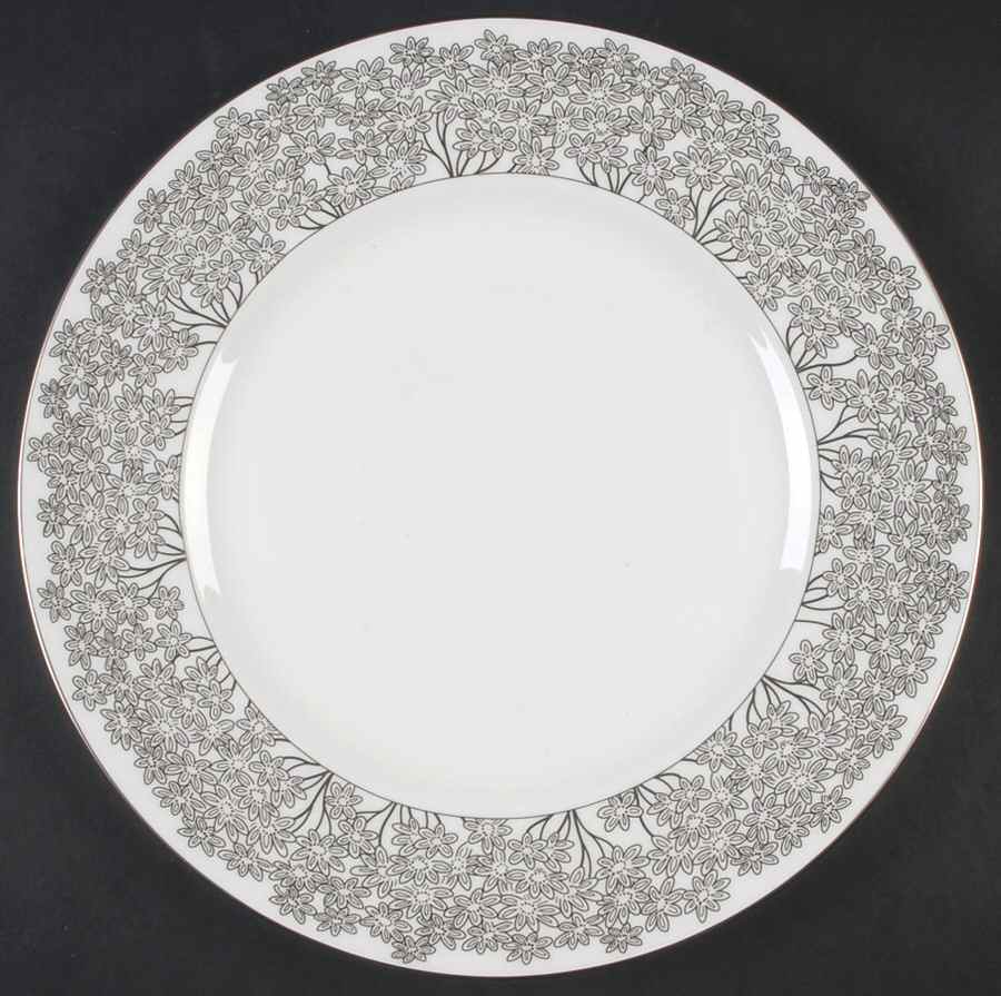 Silver Bouquet Dinner Plate by Lenox-1