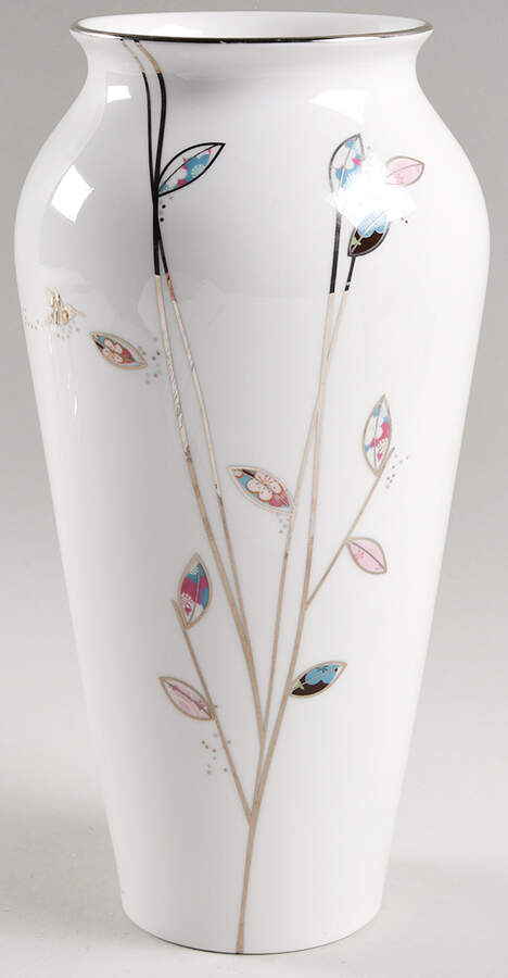 Silver Song 10" Vase by Lenox-1