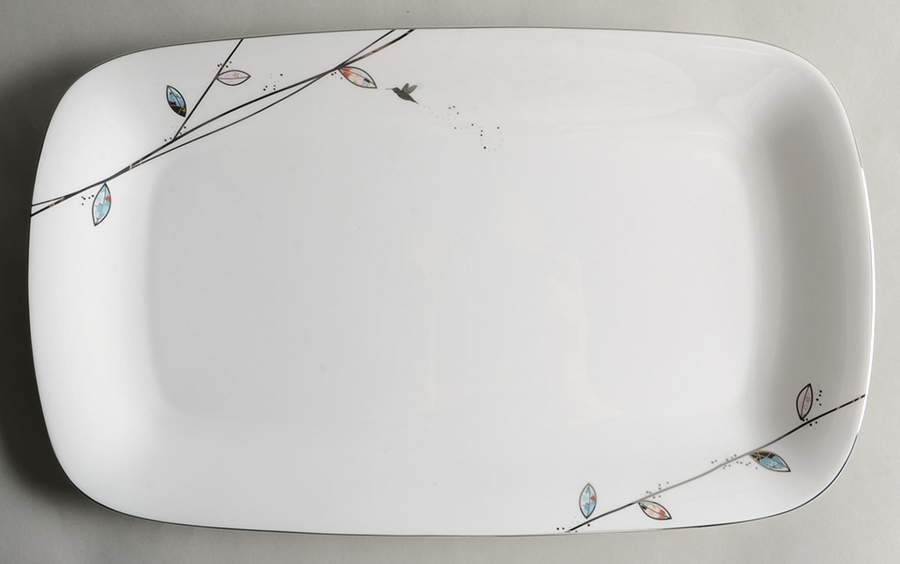 Silver Song 17" Rectangular Serving Platter by Lenox-1