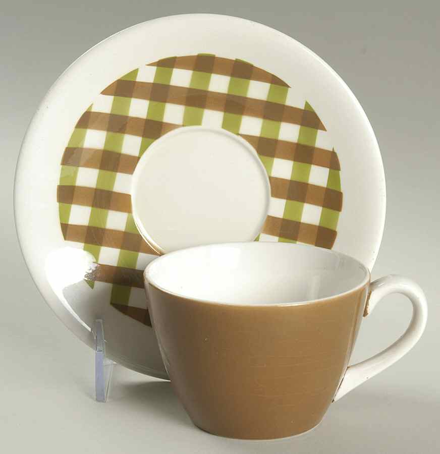 3327 Flat Cup & Saucer Set by Lefton-1