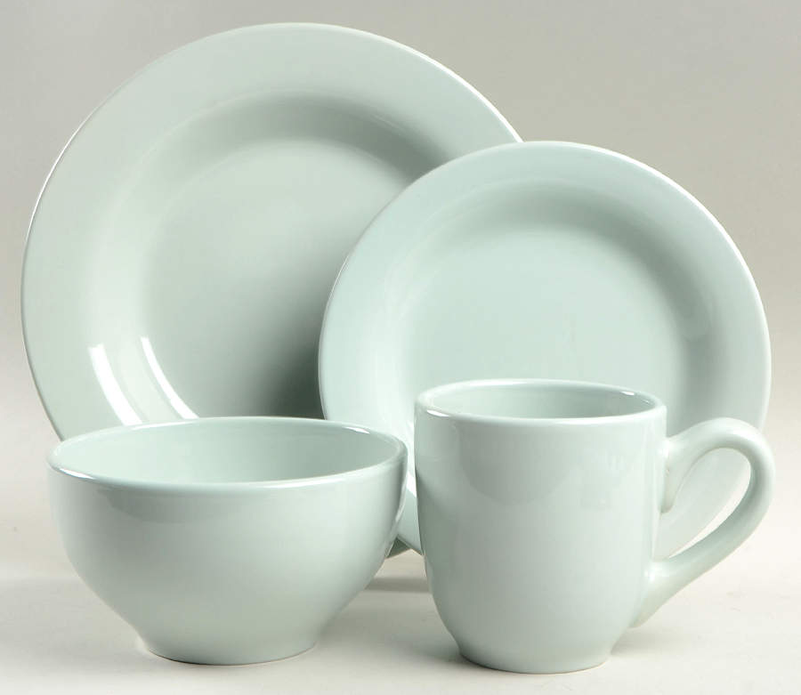 Diner Sea (Blue) 4 Piece Place Setting by Linden Street-1