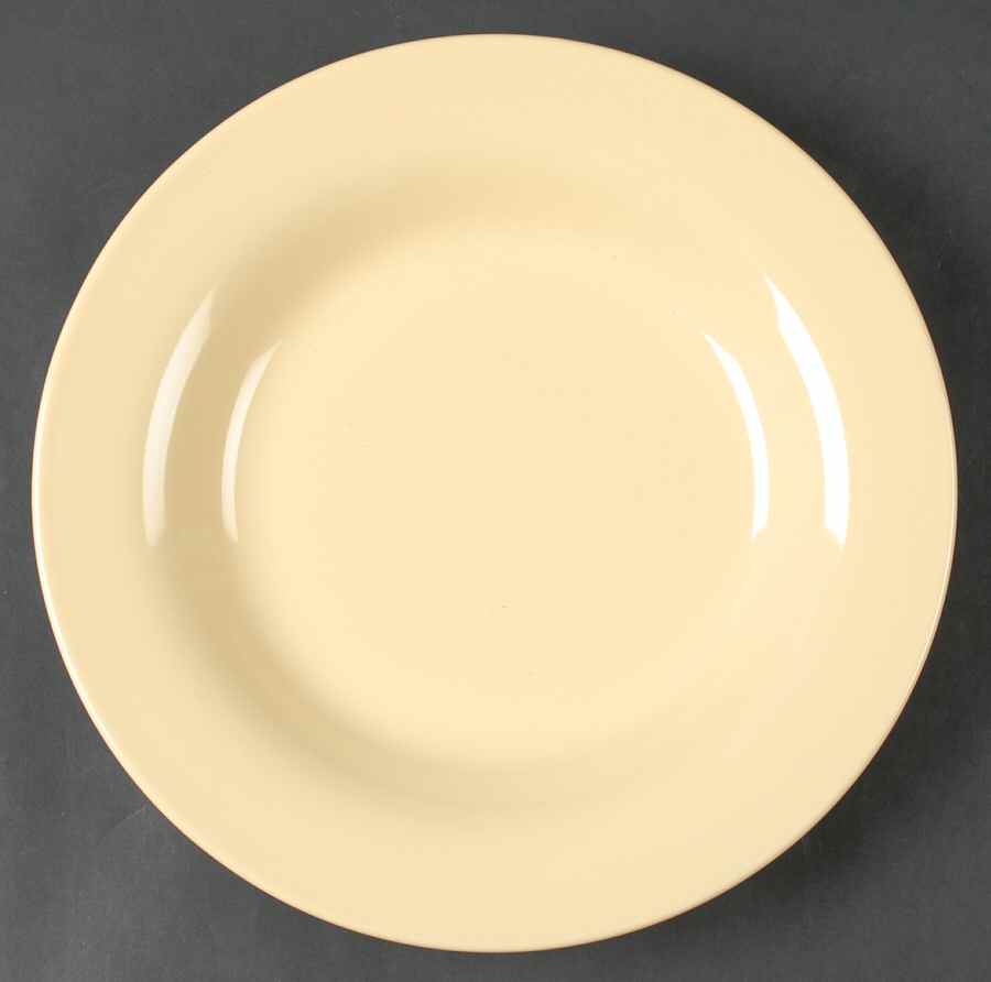 Diner Yellow Dinner Plate by Linden Street-1