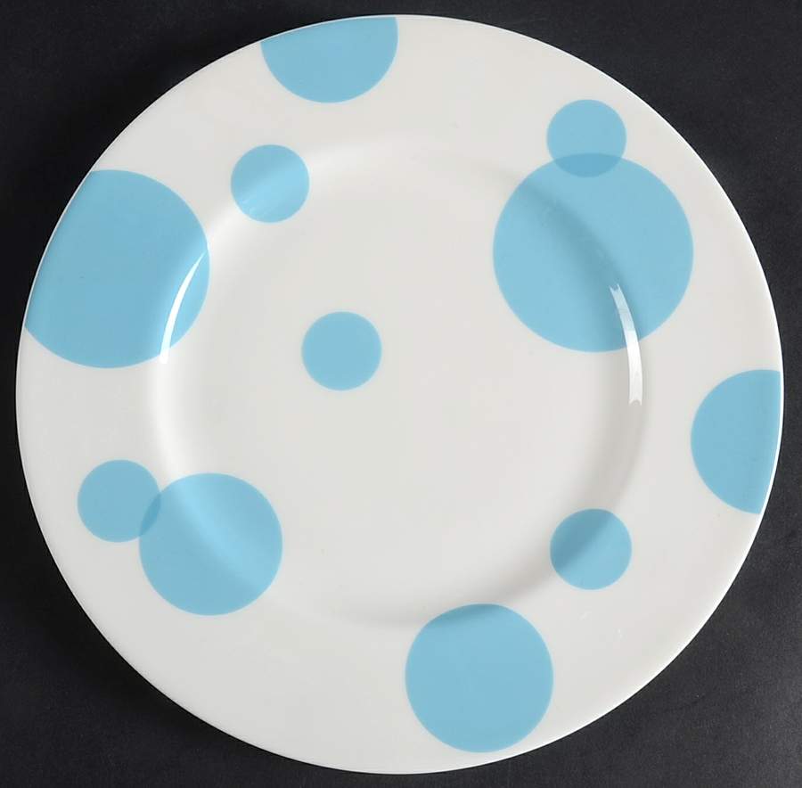 Circ Blue Accent Luncheon Plate by Lenox-1