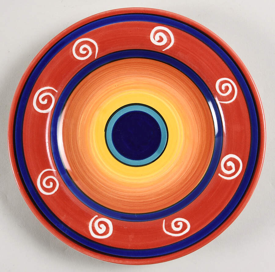 Morocco Salad Plate by Living Art-1