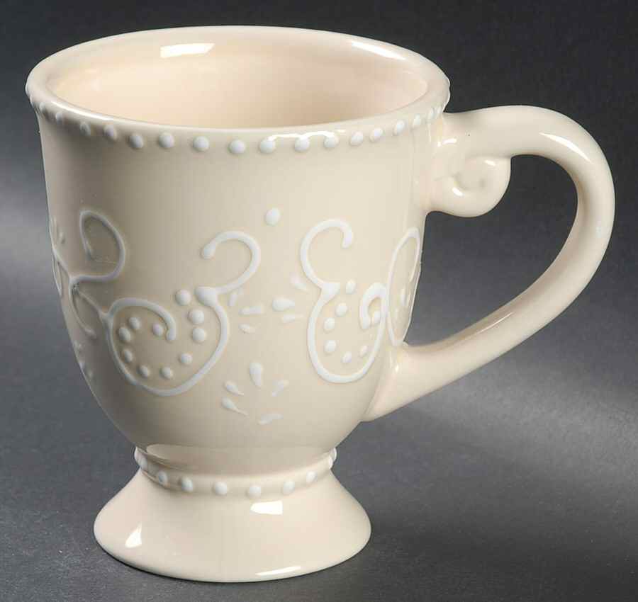 J'Adore Cream Mug by Laurie Gates-1