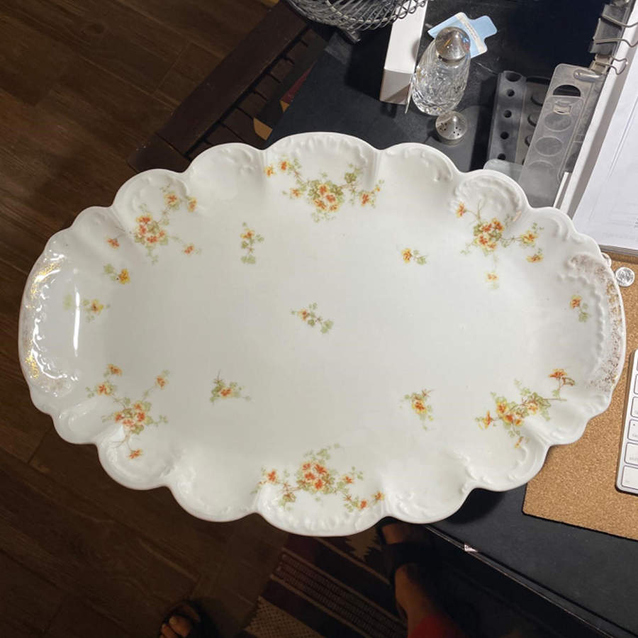 LSS224 18" Oval Serving Platter by Lazarus Straus & Sons-1