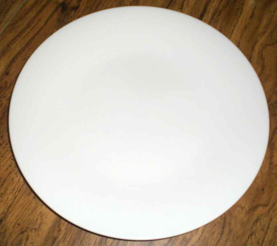 Opulence White Dinner Plate by Lynn's China-1