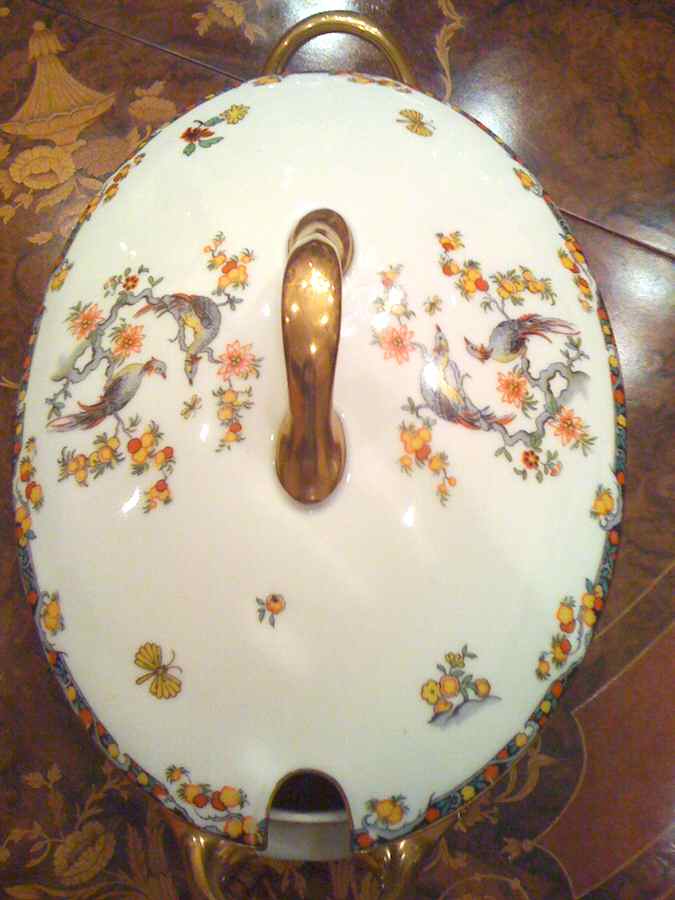 LIM495 Tureen &  Lid by Limoges-French-1