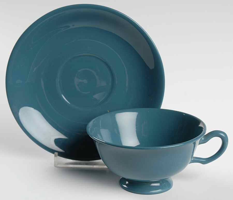 L160 Footed Cup & Saucer Set by Lenox-1