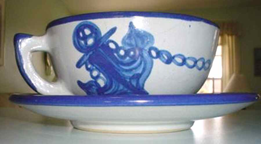 LOU15 Flat Cup & Saucer Set by Louisville-1