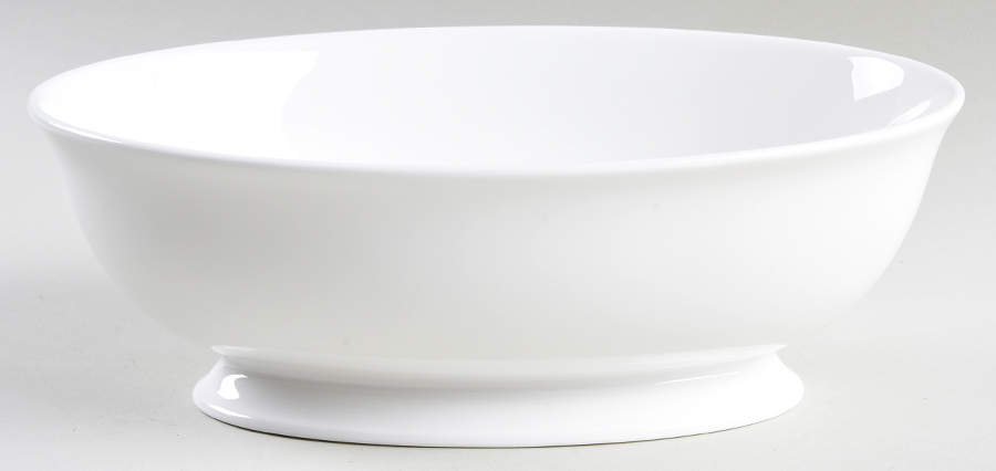 Classic White 9" Oval Vegetable Bowl by Lenox-1