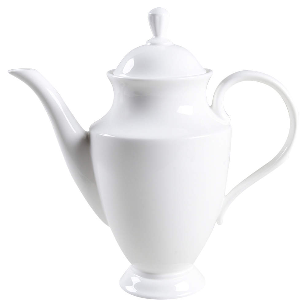 Classic White Coffee Pot & Lid by Lenox-1