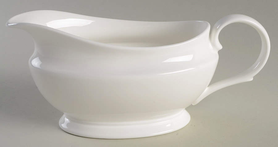 Classic White Gravy Boat by Lenox-1