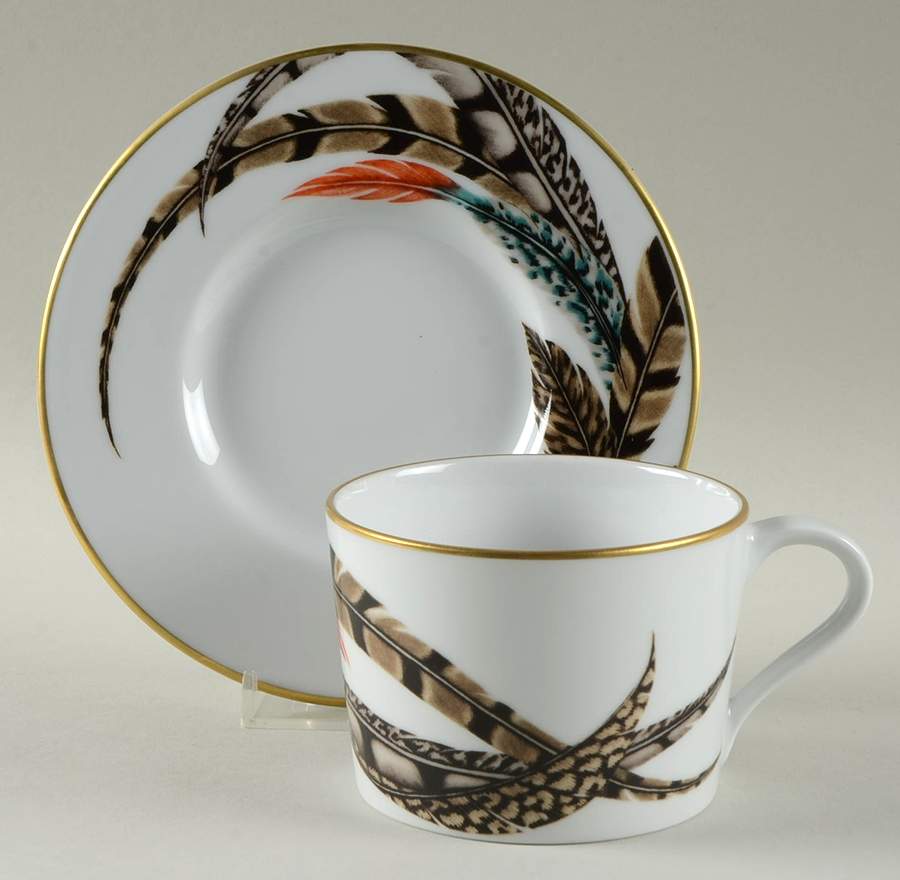 Carolyn Flat Cup & Saucer Set by Ralph Lauren China-1