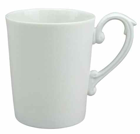 Miix White Mug by Lynn's China-1