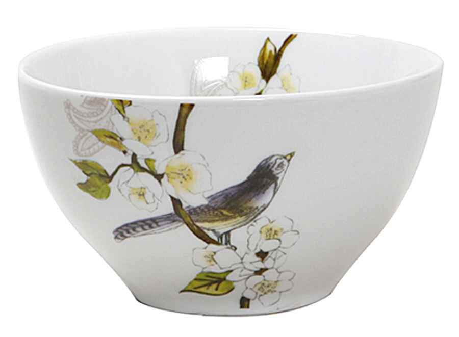 Sparrow Rice Bowl by Lynn's China-1