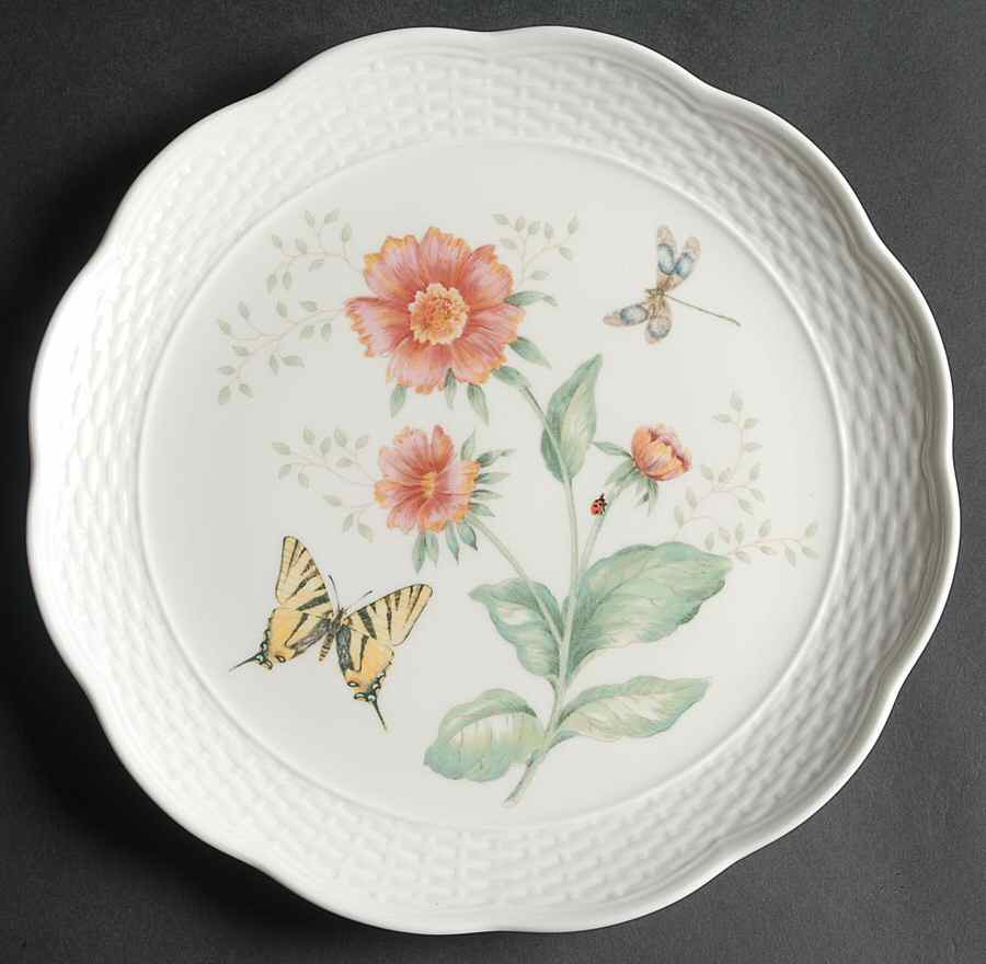 Butterfly Meadow Basket Dinner Plate by Lenox-1