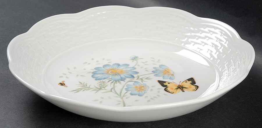 Butterfly Meadow Basket 8" Soup/Pasta Bowl by Lenox-1