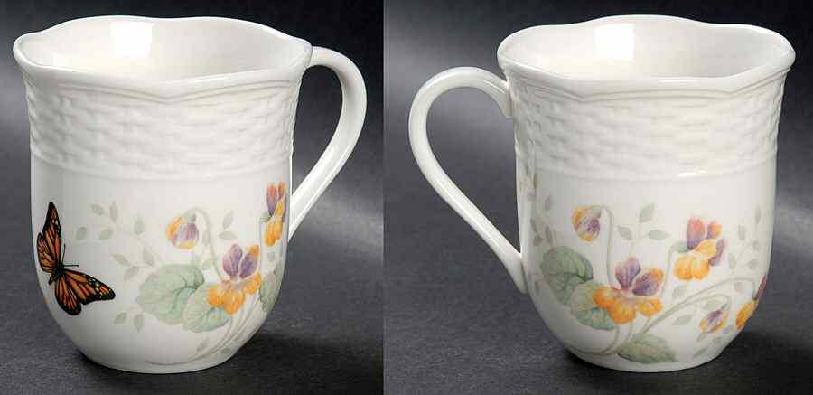 Butterfly Meadow Basket Accent Mug by Lenox-1