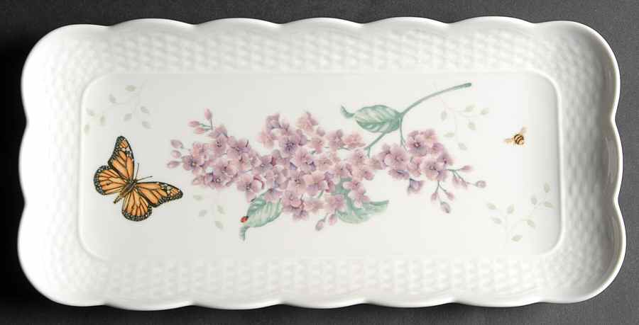 Butterfly Meadow Basket 14" Rectangular Serving Platter by Lenox-1
