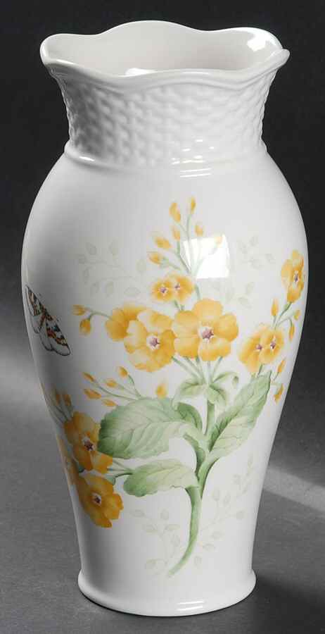 Butterfly Meadow Basket 9" Vase by Lenox-1