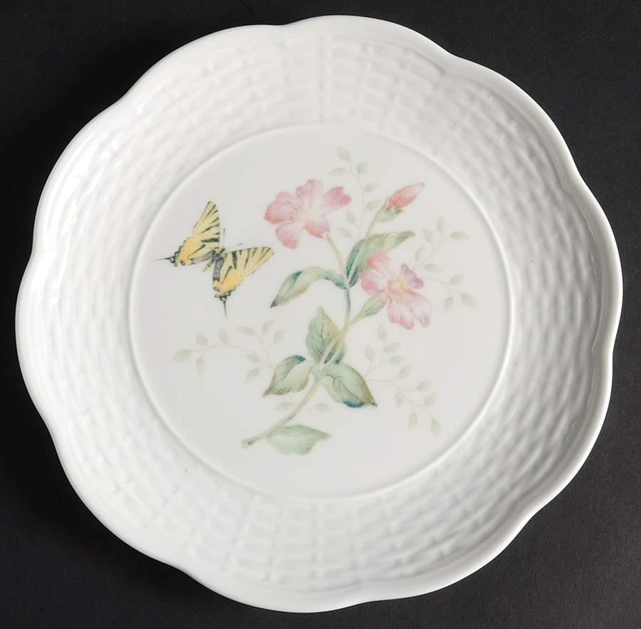 Butterfly Meadow Basket Dessert/Pie Plate by Lenox-1