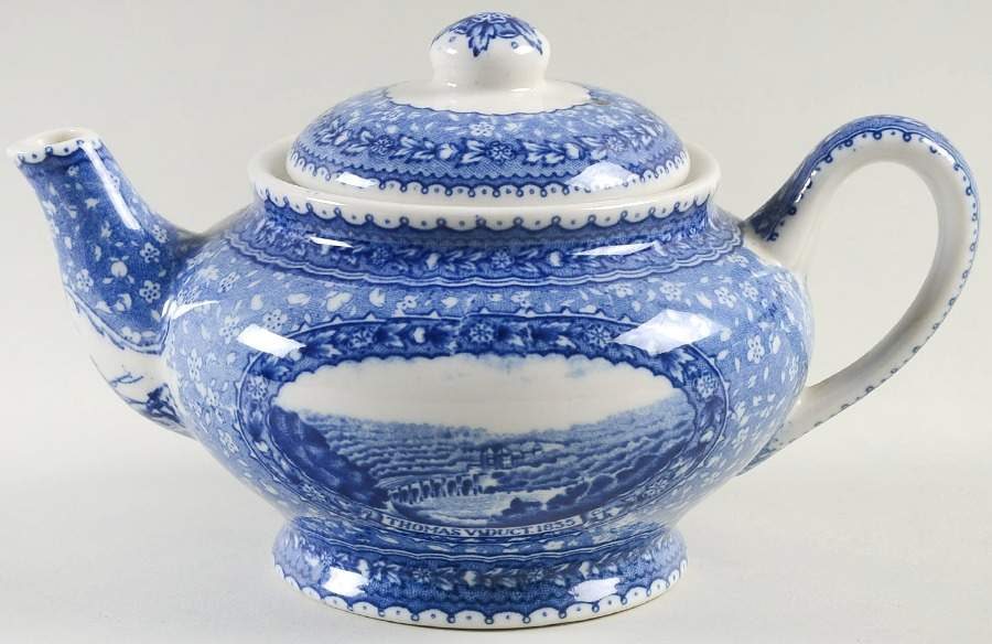 Baltimore & Ohio Railroad Mini Teapot & Lid by Lamberton-1