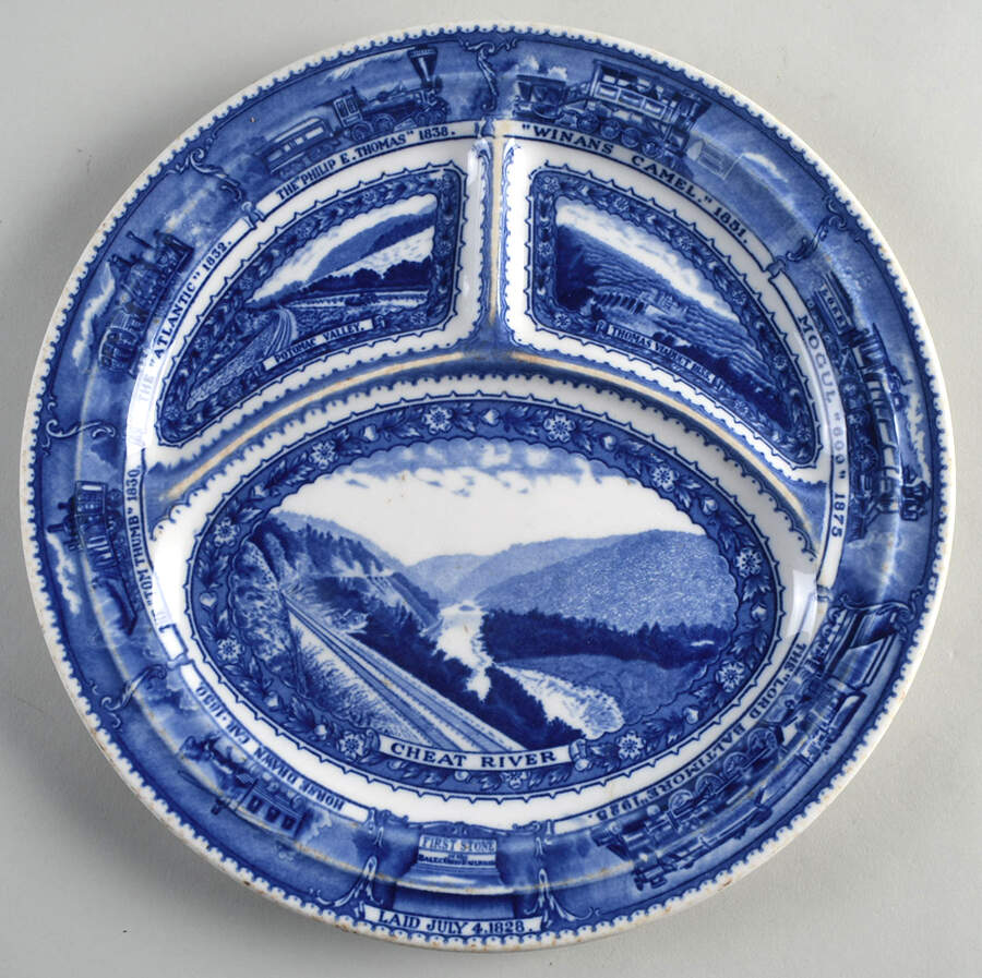 Baltimore & Ohio Railroad Grill Plate by Lamberton-1