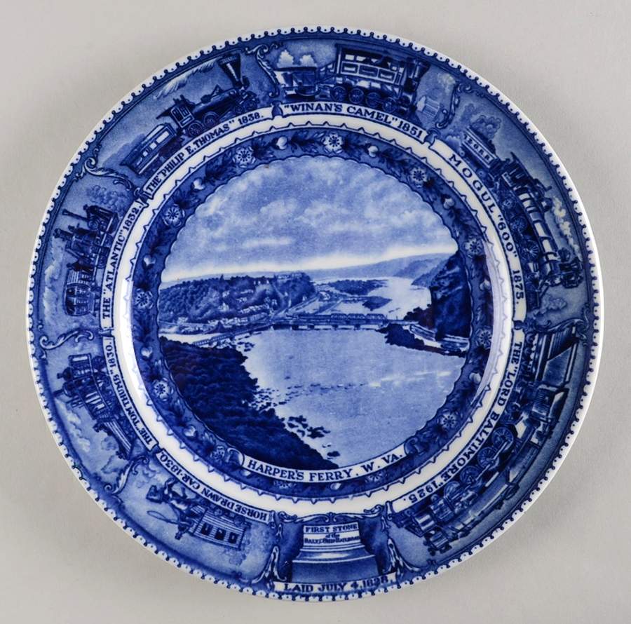 Baltimore & Ohio Railroad Luncheon Plate by Lamberton-1