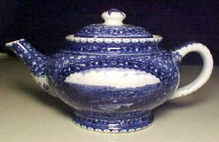 Baltimore & Ohio Railroad Teapot & Lid by Lamberton-1