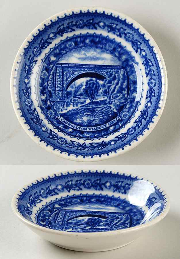 Baltimore & Ohio Railroad Fruit/Dessert (Sauce) Bowl by Lamberton-1