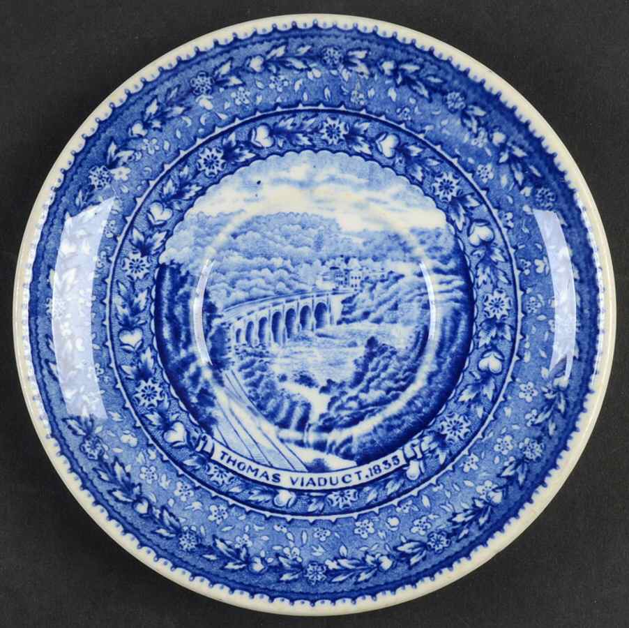 Baltimore & Ohio Railroad Saucer by Lamberton-1