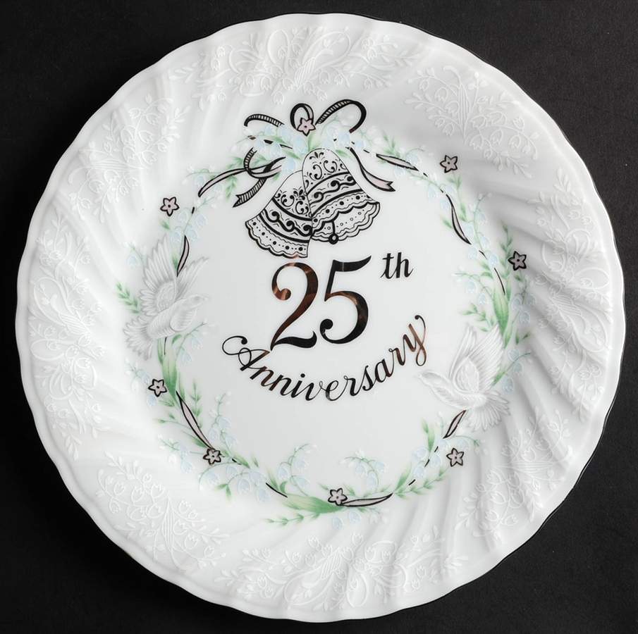 Anniversary Luncheon Plate by Lefton-1